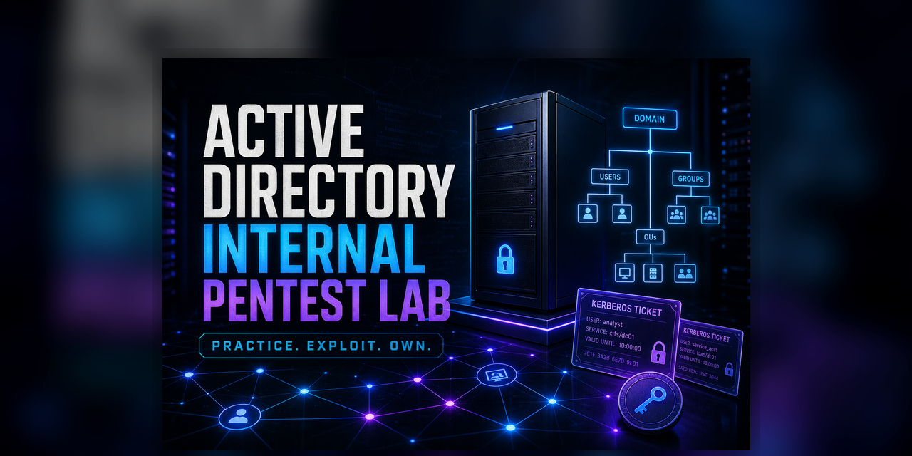 Cover image for Active Directory Internal Pentest Lab