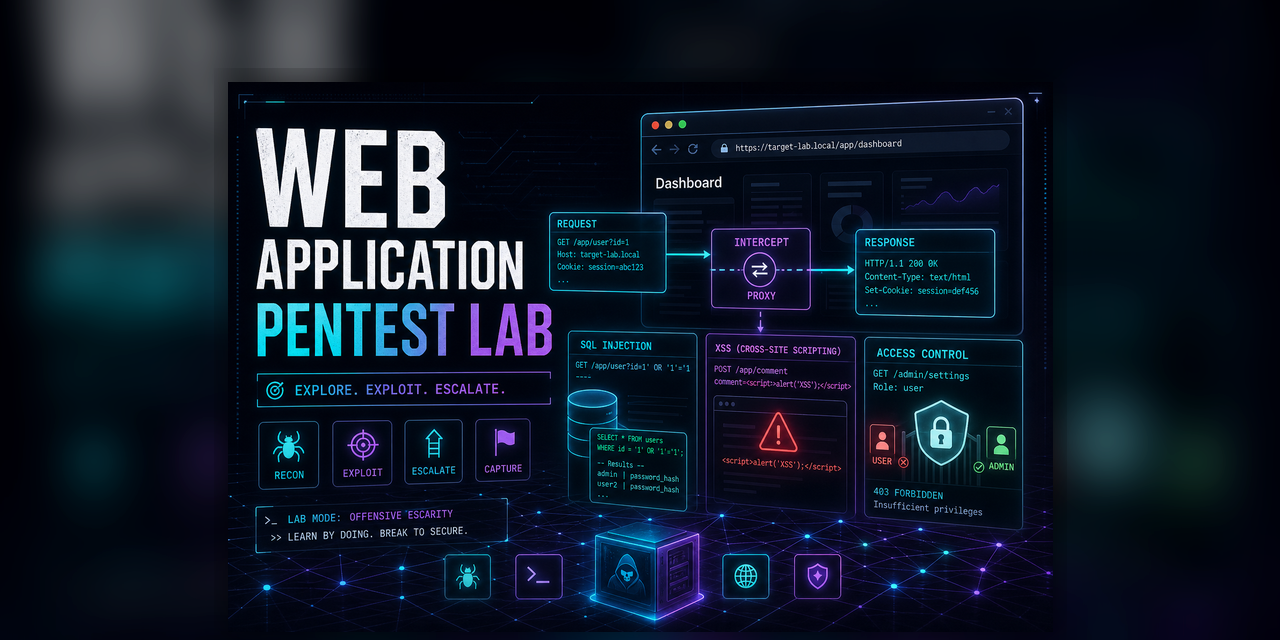 Cover image for Web Application Pentest Lab